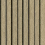 Brown wallpaper with a wood-effect pattern