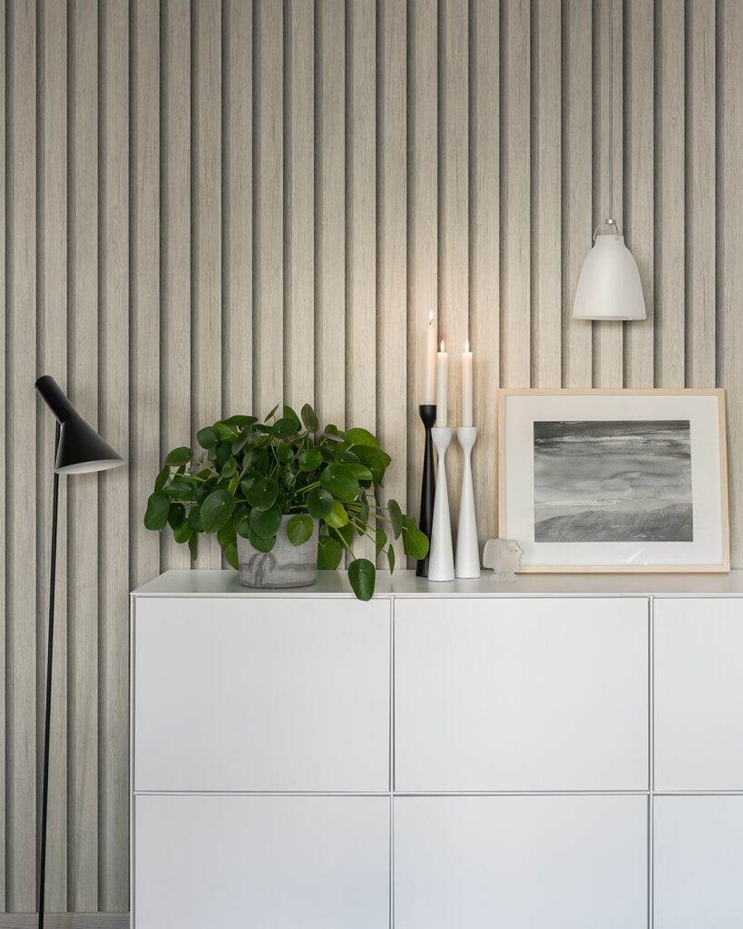 Large Slatted Wall
