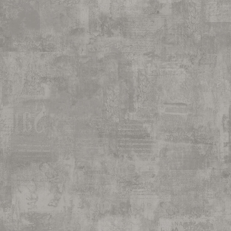 Gray wallpaper with a " Kalk " pattern