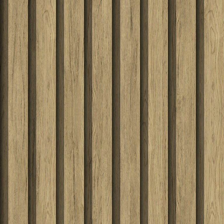 Brown wallpaper with a wood-effect pattern