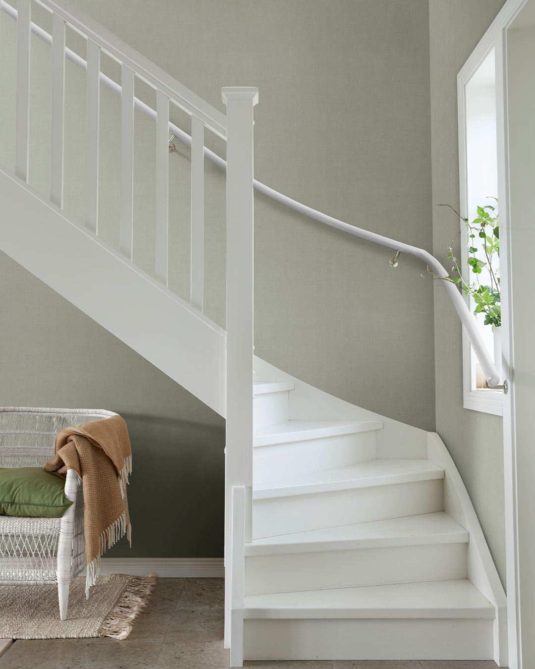 light gray linen wallpaper