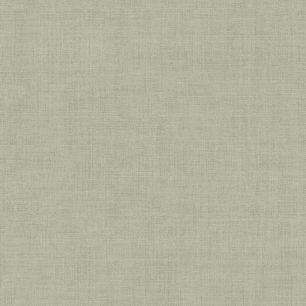 Green wallpaper with a solid-color, linen pattern