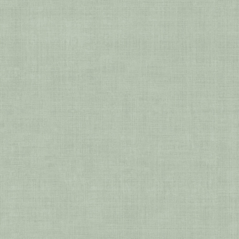 Green wallpaper with a solid-color, linen pattern