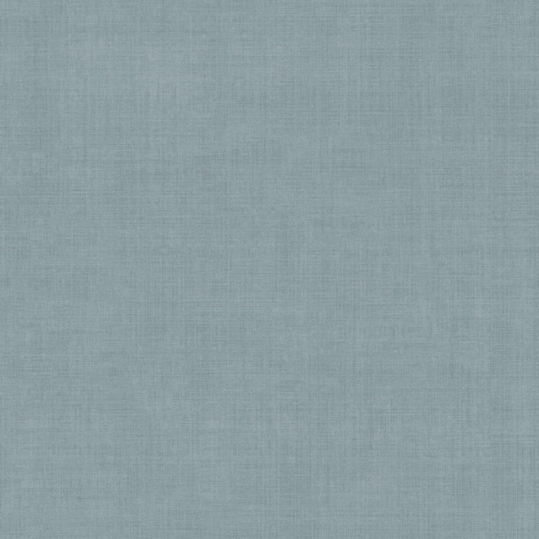 Blue wallpaper with a solid-color, linen pattern