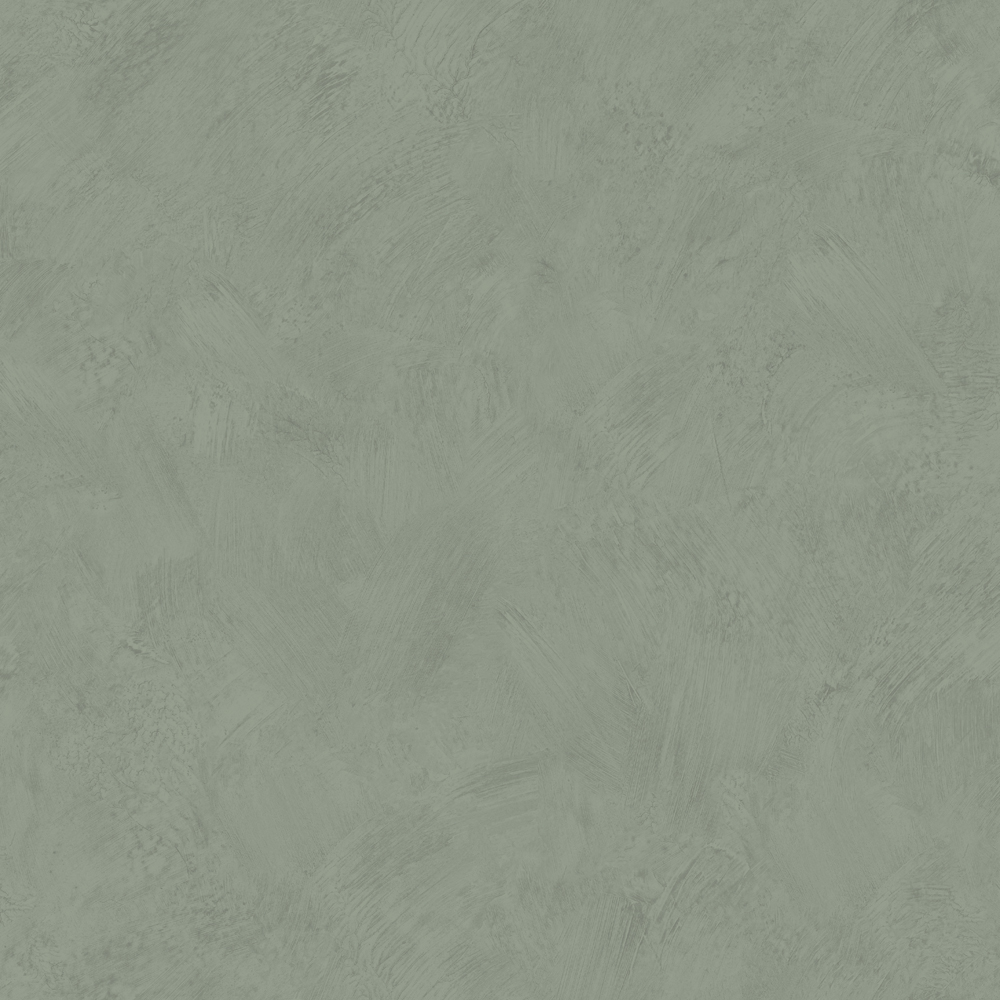 Green wallpaper with a solid color and " Kalk " pattern