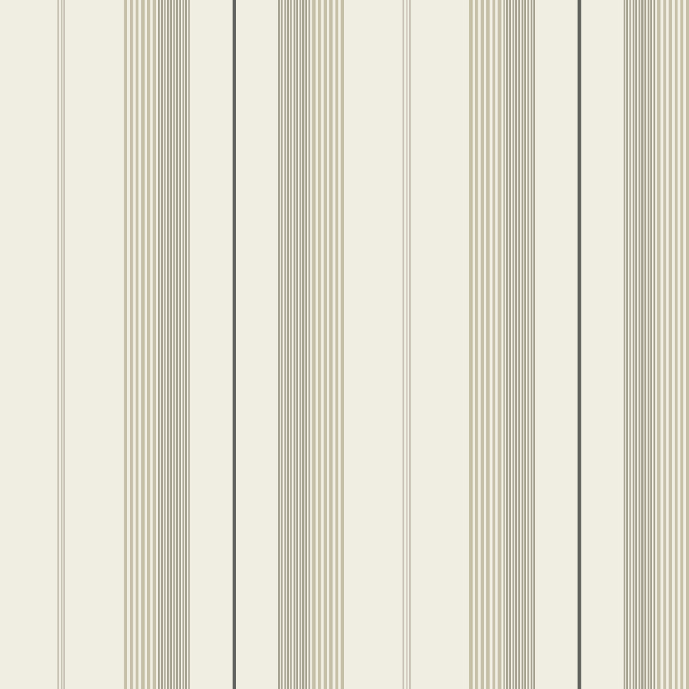 Beige wallpaper with a striped pattern