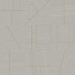 Beige tapet med Geometriskt mönster
