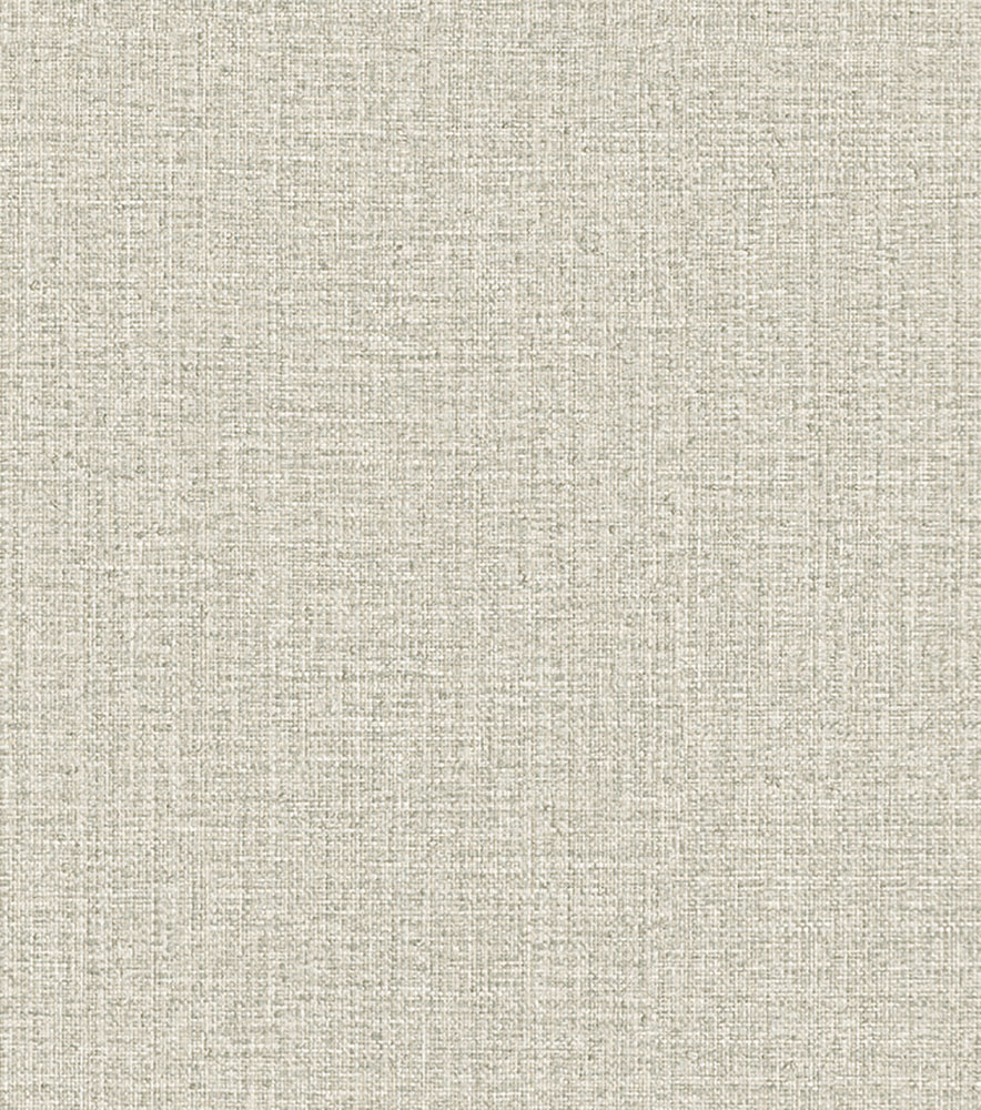 Green wallpaper with a linen pattern