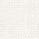 Beige wallpaper with a geometric, retro pattern
