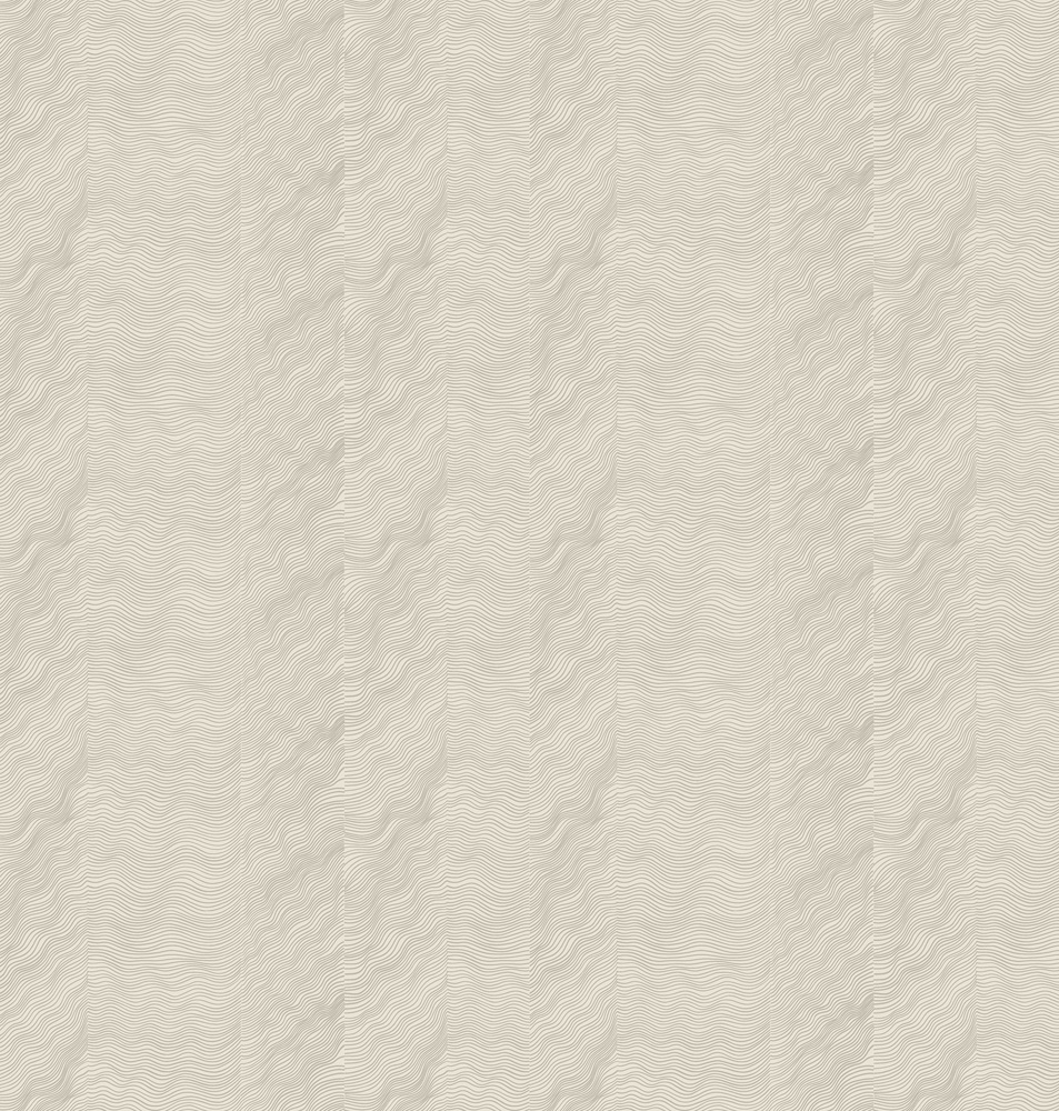 Beige tapet med Randigt, Retro mönster