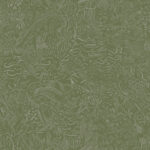 Green wallpaper with animal patterns