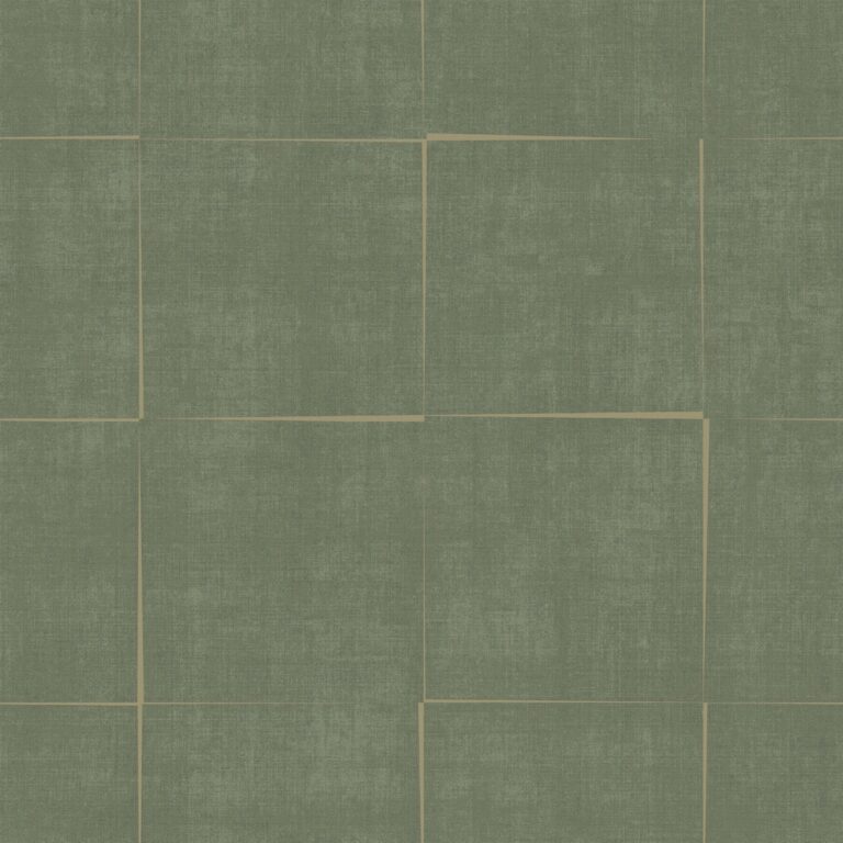 Grön tapet med Geometriskt mönster
