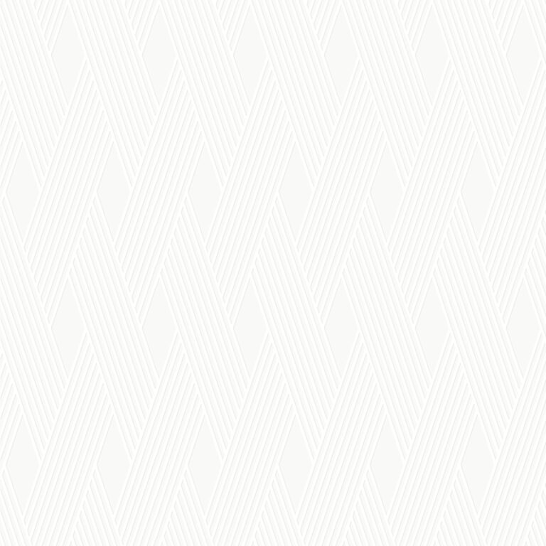 White wallpaper with a geometric pattern