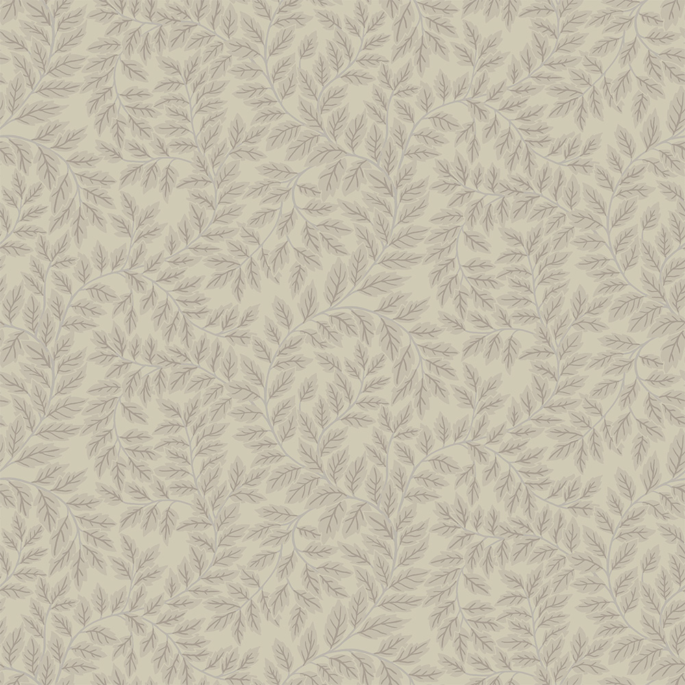Brown wallpaper with a leaf pattern