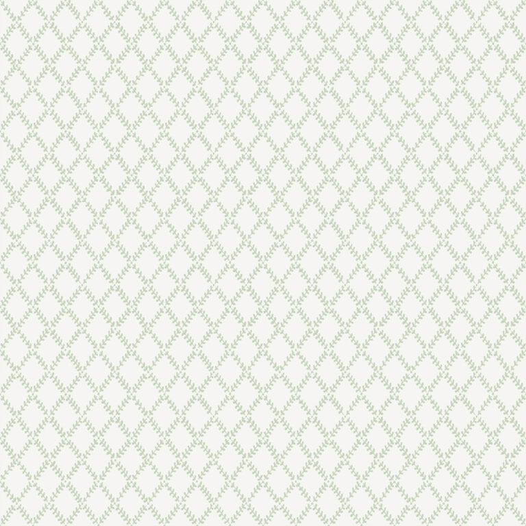 Green and White Wallpaper with a Checkered Pattern