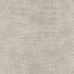 Gray Wallpaper with Animals, Solid-Color Pattern