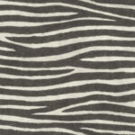 Black-and-white wallpaper with an animal pattern