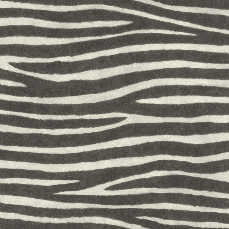 Black-and-white wallpaper with an animal pattern