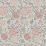 Pink Wallpaper with a Floral Pattern