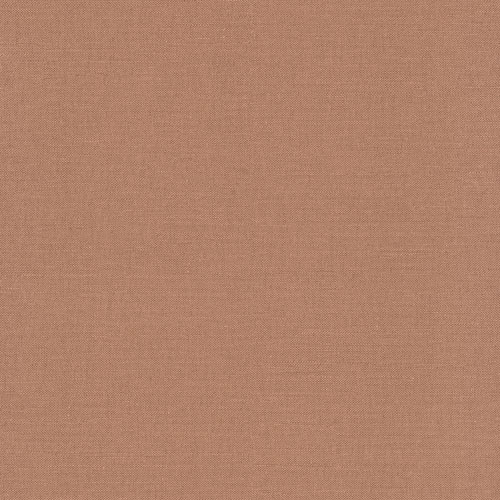 Brown wallpaper with a solid-color, linen pattern