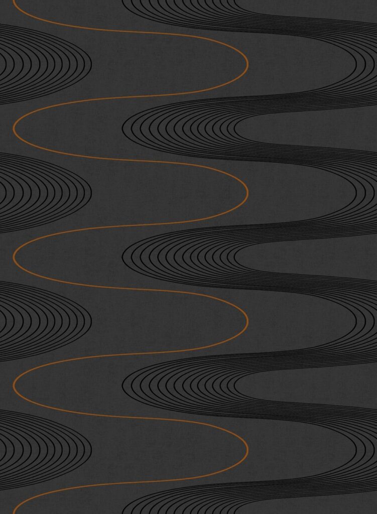 Black Wallpaper with a Geometric Pattern