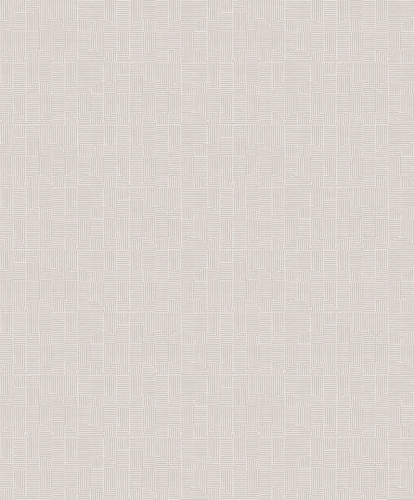 Beige tapet med Geometriskt mönster