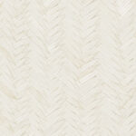 Beige wallpaper with a leaf pattern