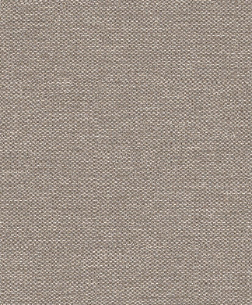 Brown wallpaper with a linen pattern