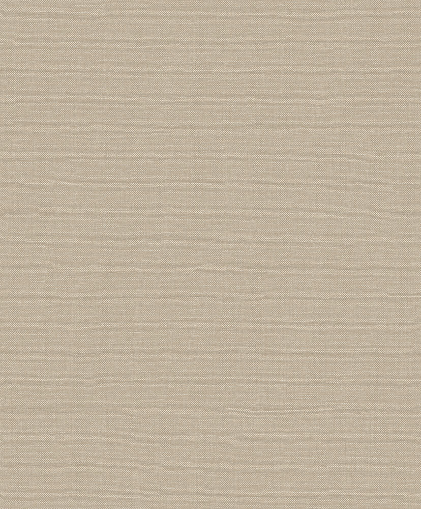 Beige wallpaper with a linen pattern