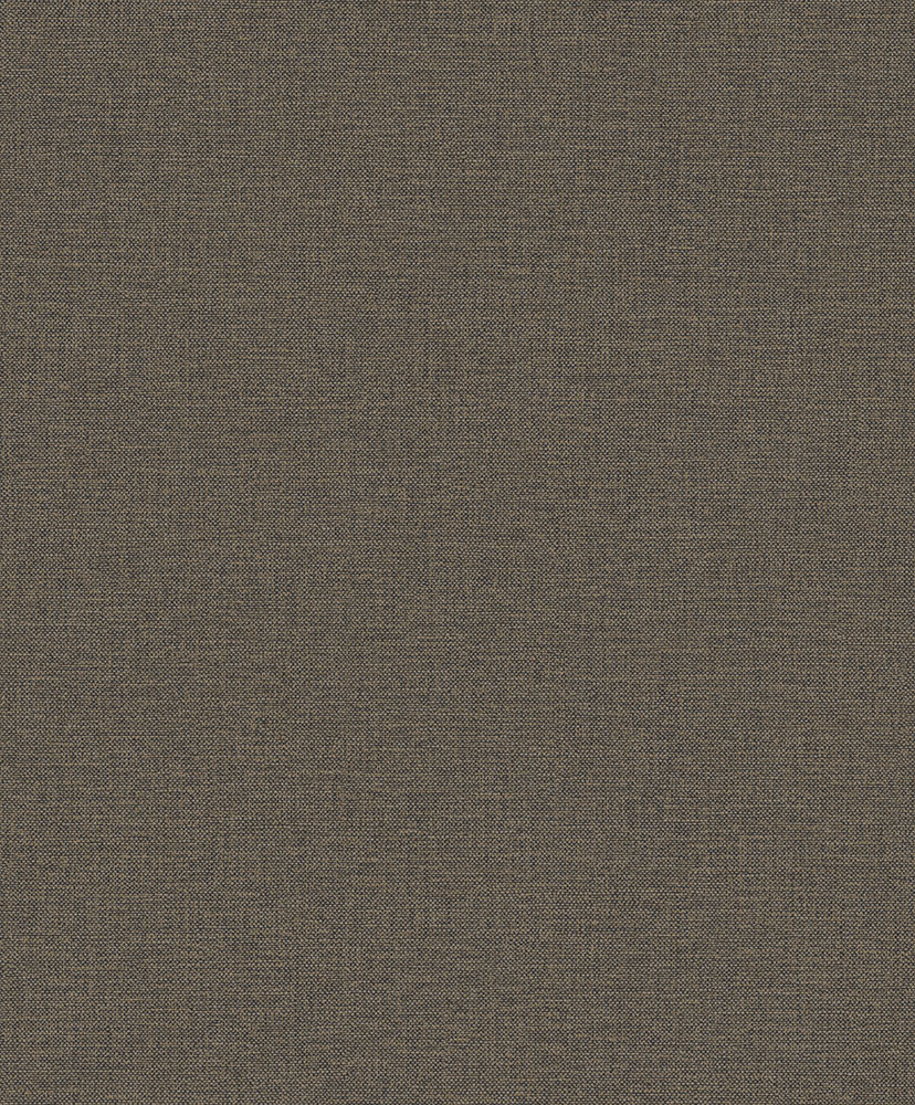 Brown wallpaper with a linen pattern