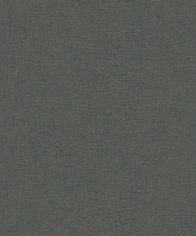 Blue wallpaper with a linen pattern