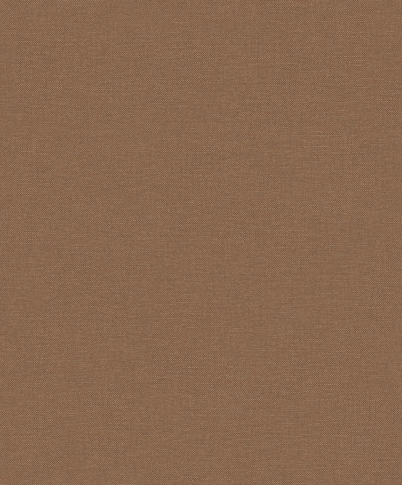 Brown wallpaper with a linen pattern