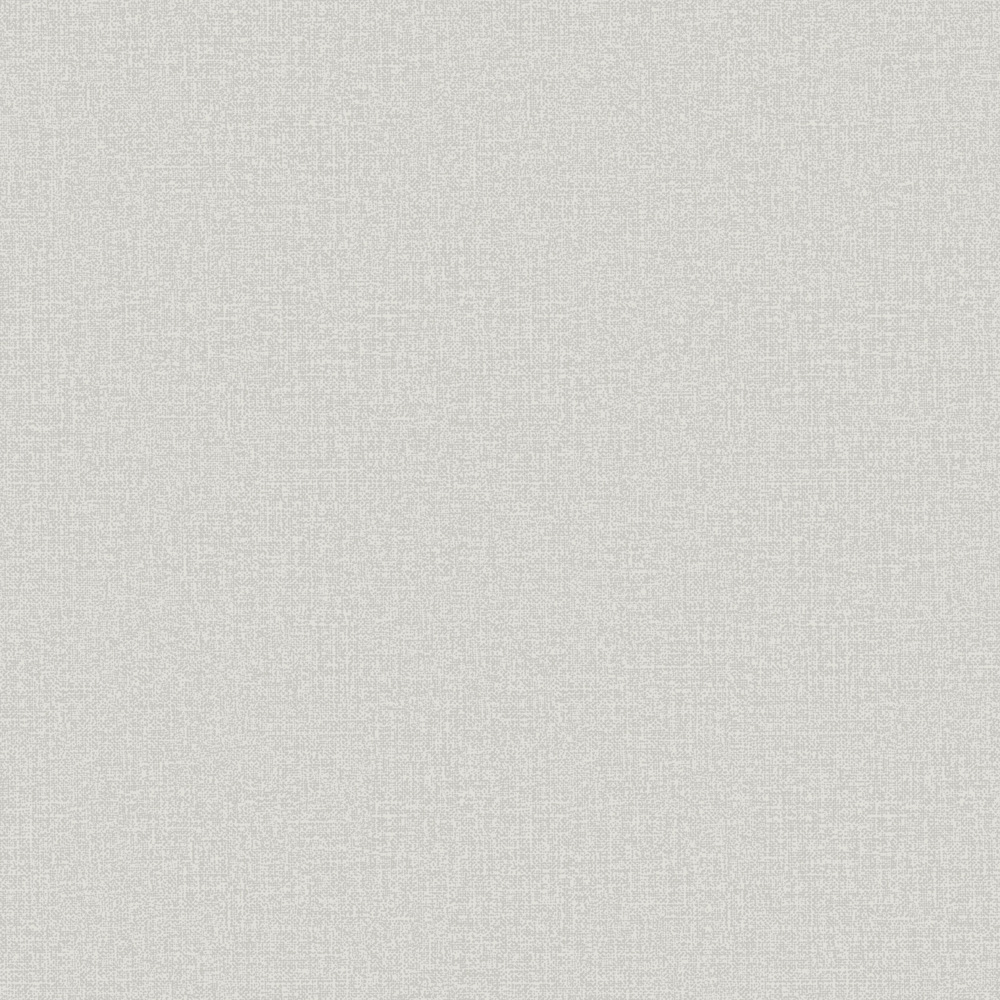 Gray wallpaper with a solid-color, linen pattern