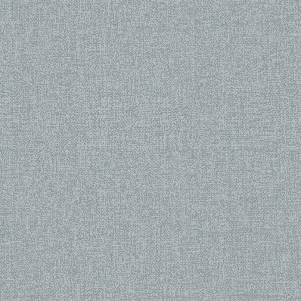 Blue wallpaper with a solid-color, linen pattern