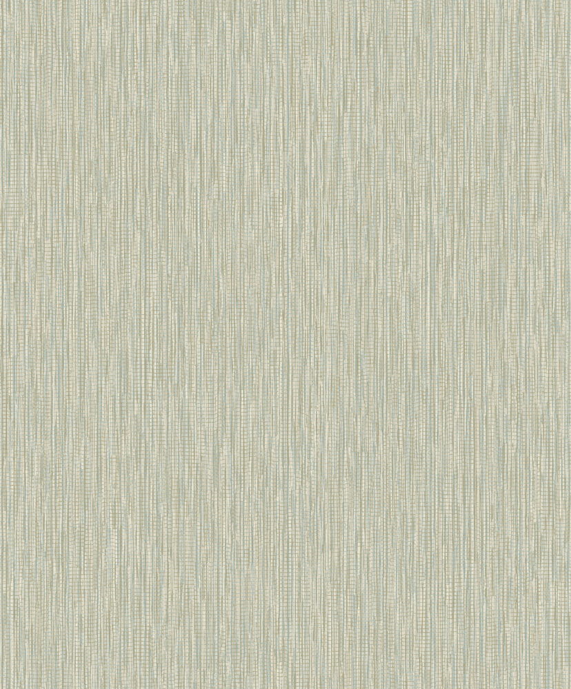 Green Wallpaper with a Striped, Retro Pattern