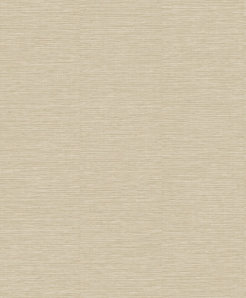 Beige wallpaper with a linen pattern