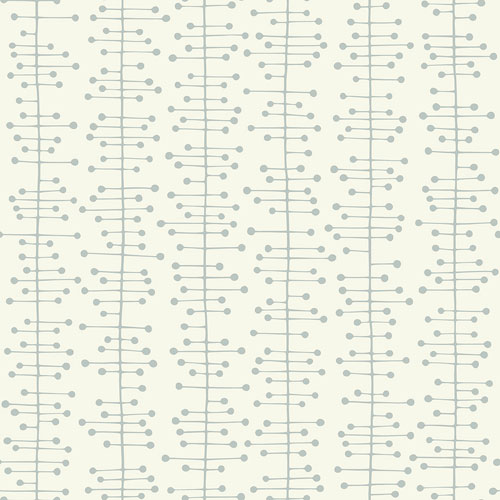 White, Gray Wallpaper with a Retro Pattern