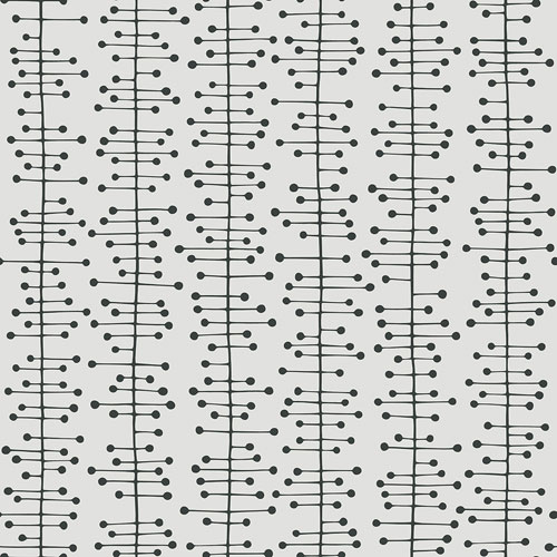 Black and Gray Wallpaper with a Retro Pattern