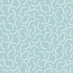 Turquoise Wallpaper with a Geometric Pattern