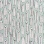 Gray wallpaper with a floral, retro pattern