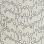 Green Wallpaper with a Retro, Floral Pattern