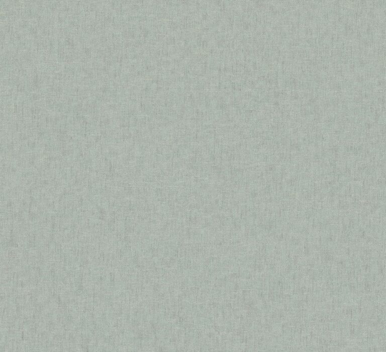 Turquoise wallpaper with a solid-color, linen pattern