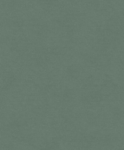 Green wallpaper with a solid-color, linen pattern
