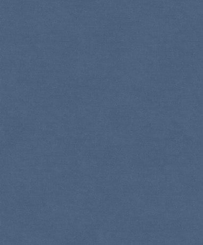 Blue wallpaper with a solid-color, linen pattern