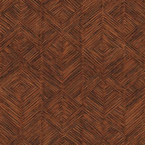 Orange, Red, Copper Wallpaper with a Geometric Pattern