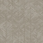 Neutral, Silver, Beige, Gray Wallpaper with a Geometric Pattern