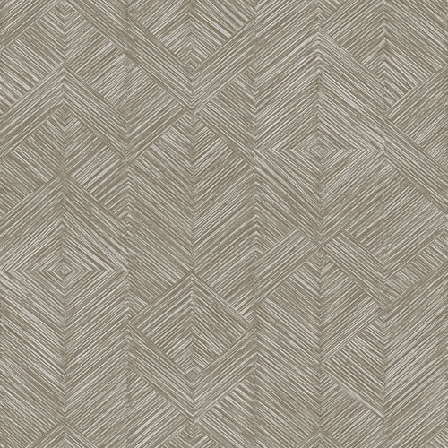 Neutral, Silver, Beige, Gray Wallpaper with a Geometric Pattern