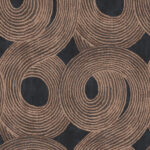 Copper Wallpaper with a Geometric Pattern