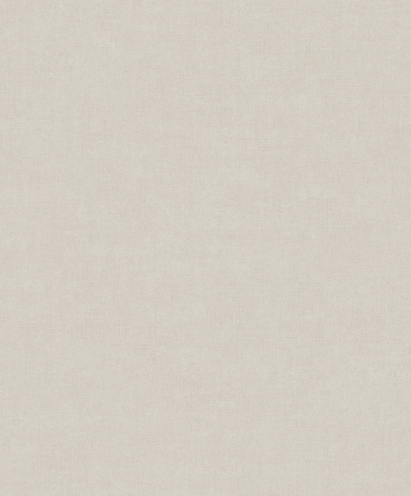 Beige wallpaper with a solid-color, linen pattern