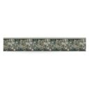 Blue Wallpaper with Leaves, Border, Floral Pattern